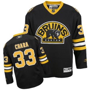 Kinder Boston Bruins Eishockey Trikot Zdeno Chara #33 Reebok 3rd